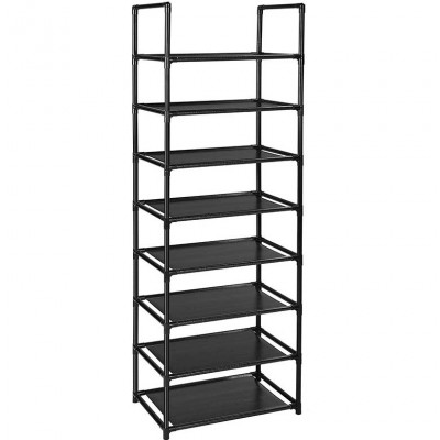 Hanssz  8 Tiers Shoe Rack 16-20 Pairs Sturdy Shoe Shelf